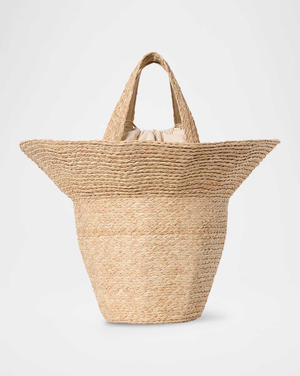 Sol Raffia Hat Top-Handle Bag
